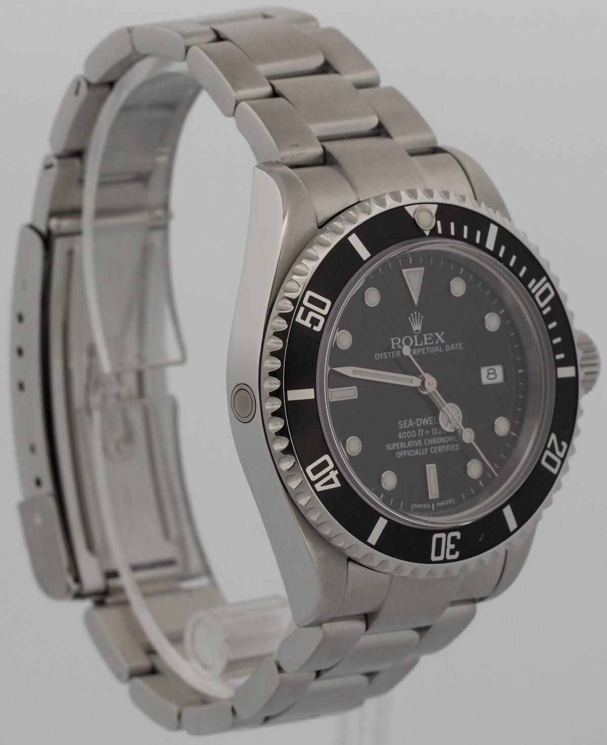 Rolex Sea-Dweller 16600 40mm Black Oyster No-Holes Steel 2018 RSC Watch Box