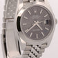 2022 PAPERS Rolex DateJust RHODIUM Stainless Steel 41mm JUBILEE Watch 126300 BOX