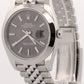 2022 PAPERS Rolex DateJust RHODIUM Stainless Steel 41mm JUBILEE Watch 126300 BOX
