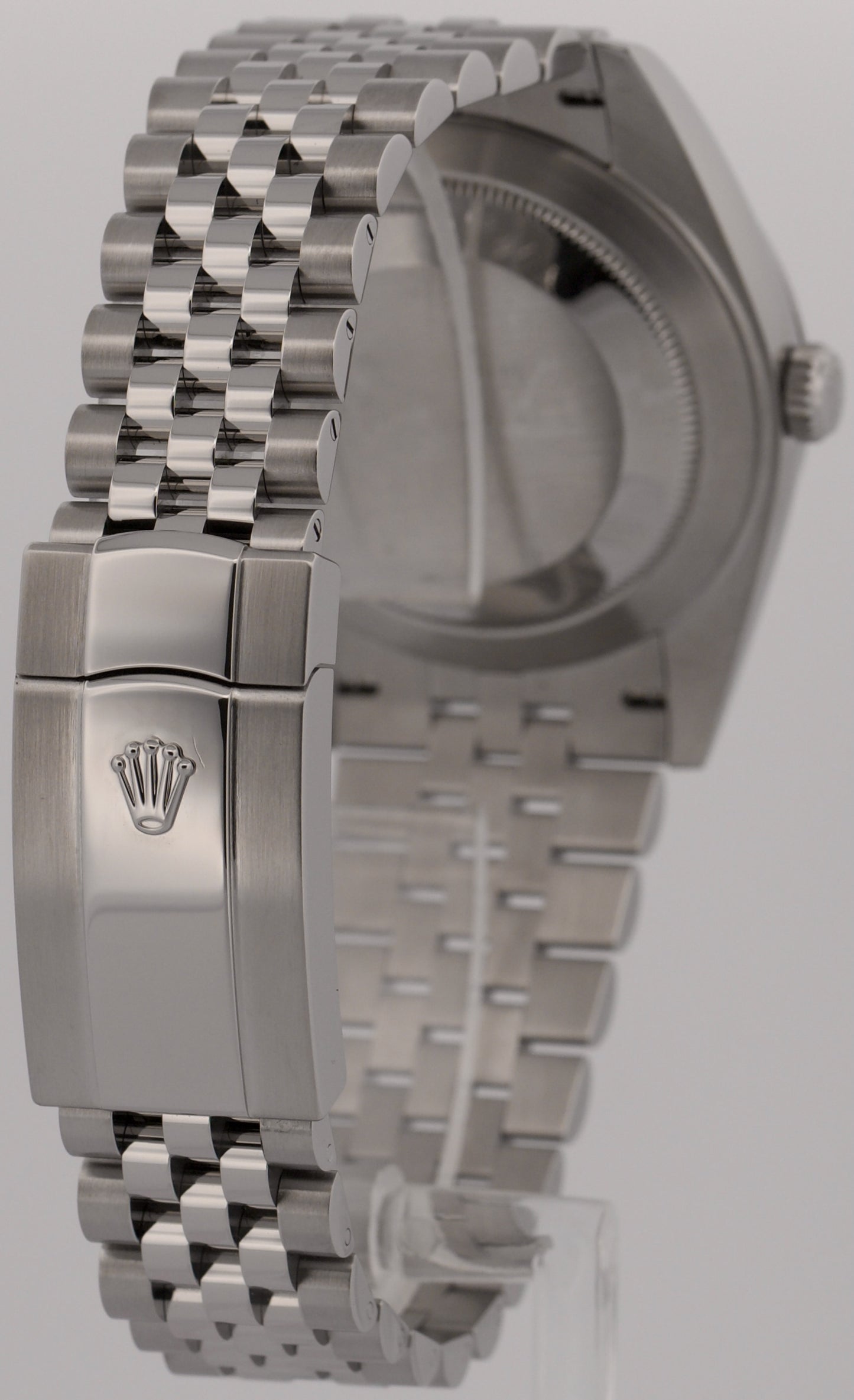 2022 PAPERS Rolex DateJust RHODIUM Stainless Steel 41mm JUBILEE Watch 126300 BOX