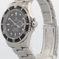 Rolex Submariner Date 16610 Black No-Holes Stainless Steel 40mm Oyster Watch