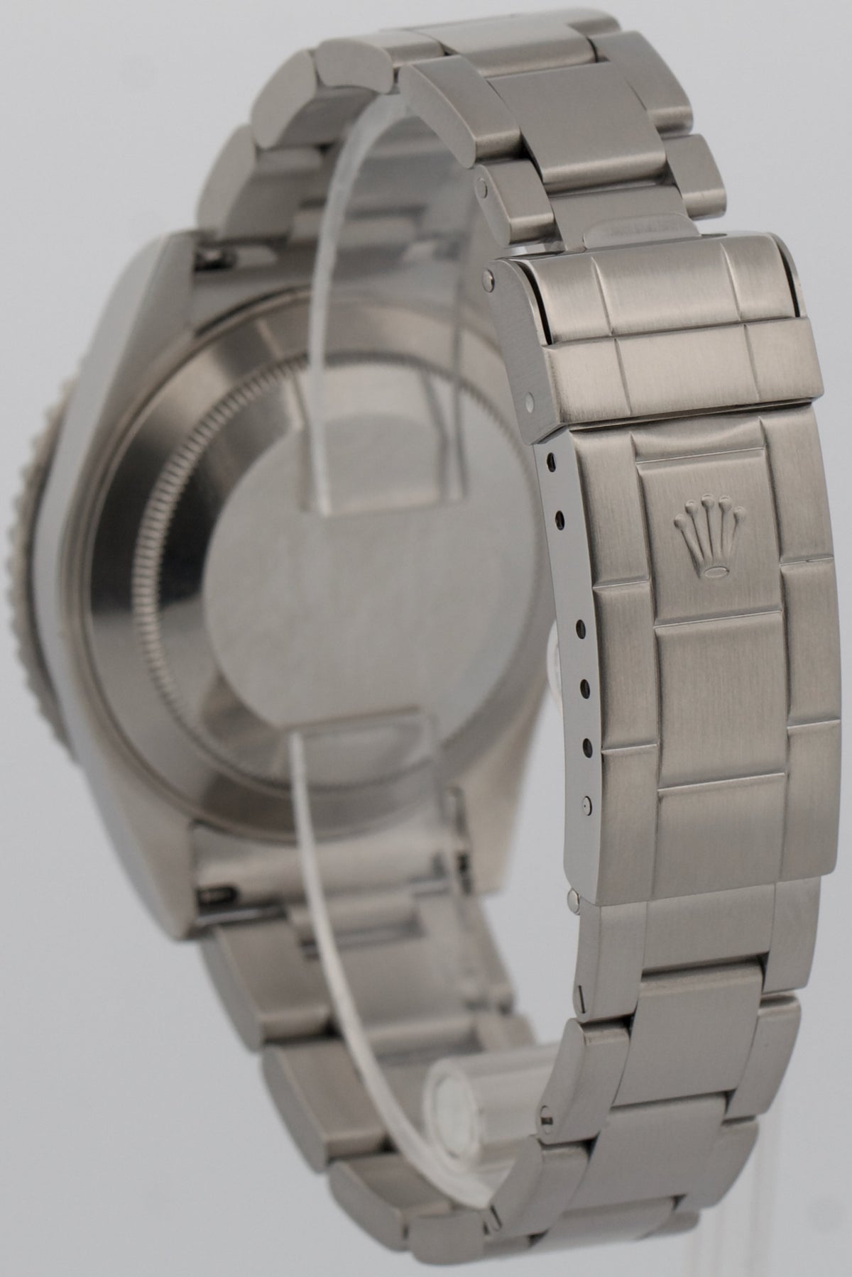 Rolex Submariner Date 16610 Black No-Holes Stainless Steel 40mm Oyster Watch