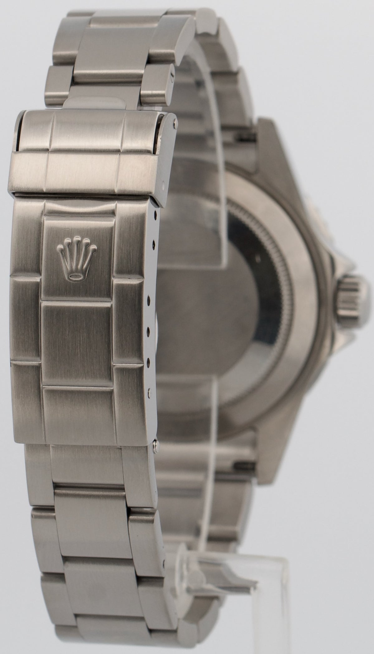 Rolex Submariner Date 16610 Black No-Holes Stainless Steel 40mm Oyster Watch