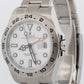 PAPERS Rolex Explorer II 42mm POLAR WHITE Steel Orange GMT Date Watch 216570 BOX