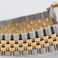 UNPOLISHED PAPERS Rolex DateJust 36mm CHAMPAGNE DIAMOND 18K JUBILEE 16233 BOX