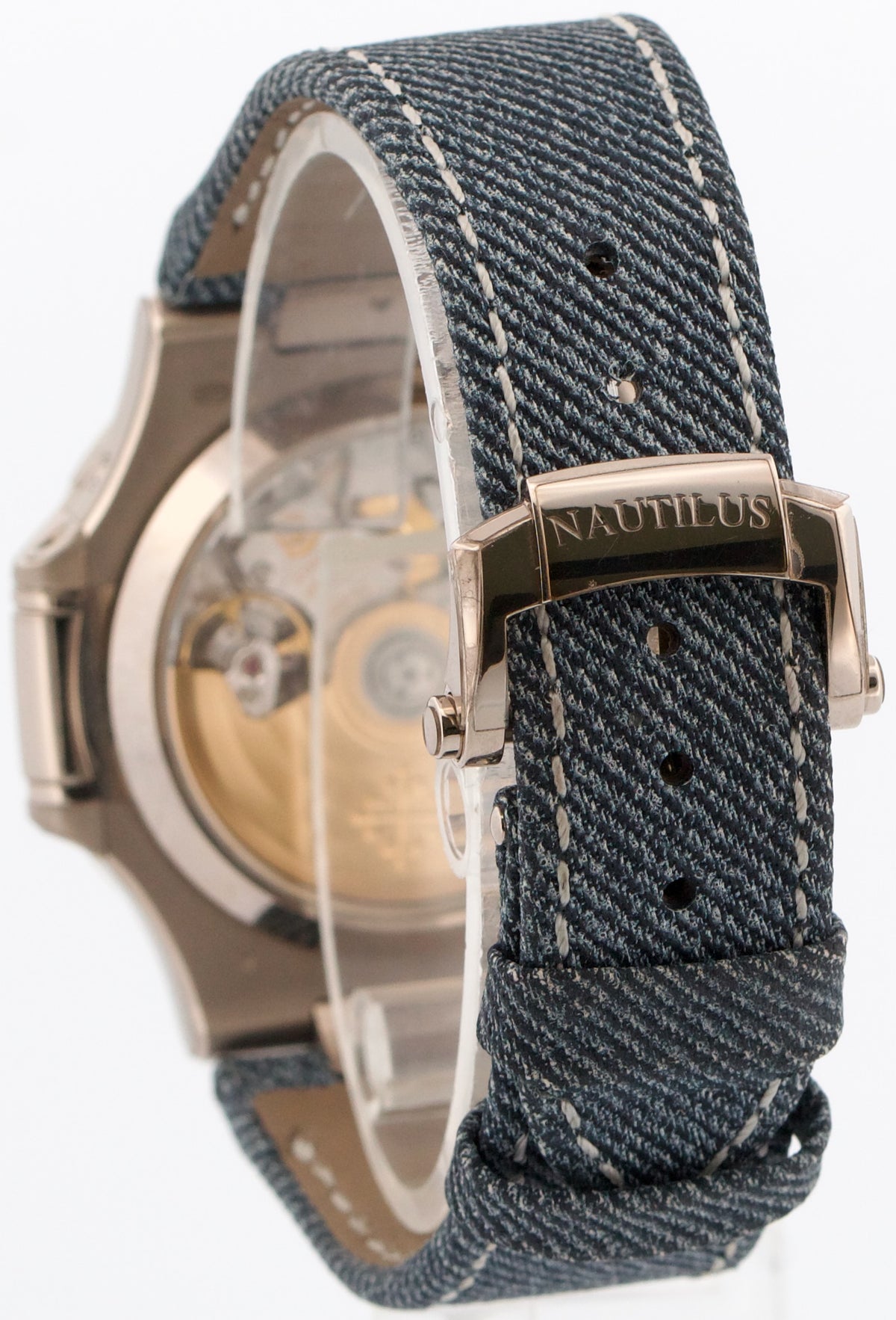 2024 Patek Philippe Nautilus 5980/60G-001 Denim Blue 18K White Gold Box Papers