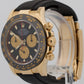 2020 Rolex Daytona 116518 LN Black Newman 18K Yellow Gold Oysterflex Box Papers