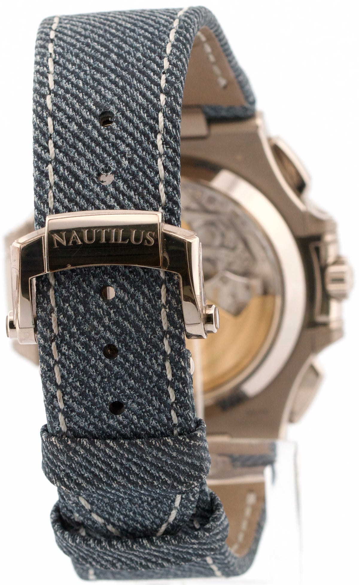 2024 Patek Philippe Nautilus 5980/60G-001 Denim Blue 18K White Gold Box Papers