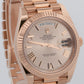 2024 PAPERS Rolex Day-Date President 40mm SUNDUST ROMAN 18K Rose Gold 228235 BOX