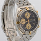 Breitling Chronomat B13048 Black Two-Tone 39mm Gold Stainless Steel Watch