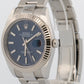2025 Rolex DateJust 126334 41mm Blue 18K Gold Steel Oyster Watch Box Papers