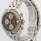 Breitling Chronomat B13048 Black Two-Tone 39mm Gold Stainless Steel Watch
