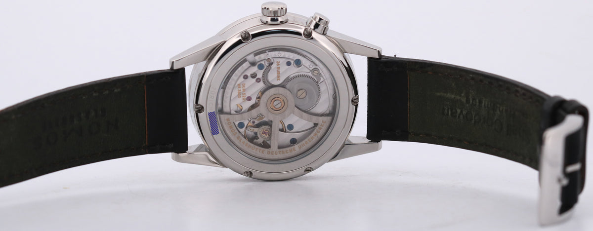 2020 Nomos Glashutte Zurich WorldTimer 807 Blue Steel 39.9mm Watch Box Papers