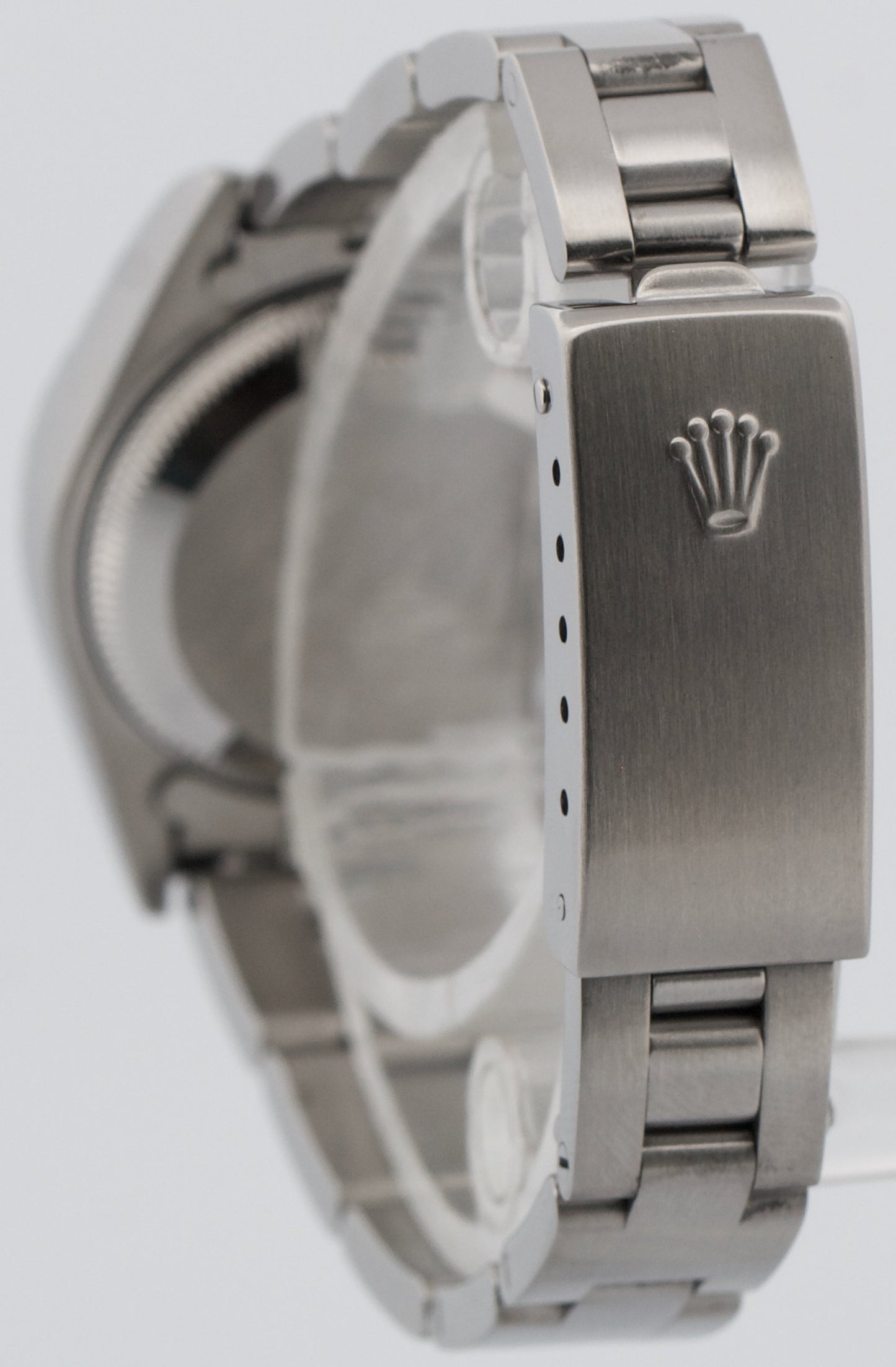 PAPERS Ladies Rolex DateJust BLUE ROMAN 26mm Engine-Turned Steel 79240 Watch BOX