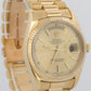 Rolex Day-Date President CHAMPAGNE 36mm 18K Yellow Gold Fluted 18238 Watch