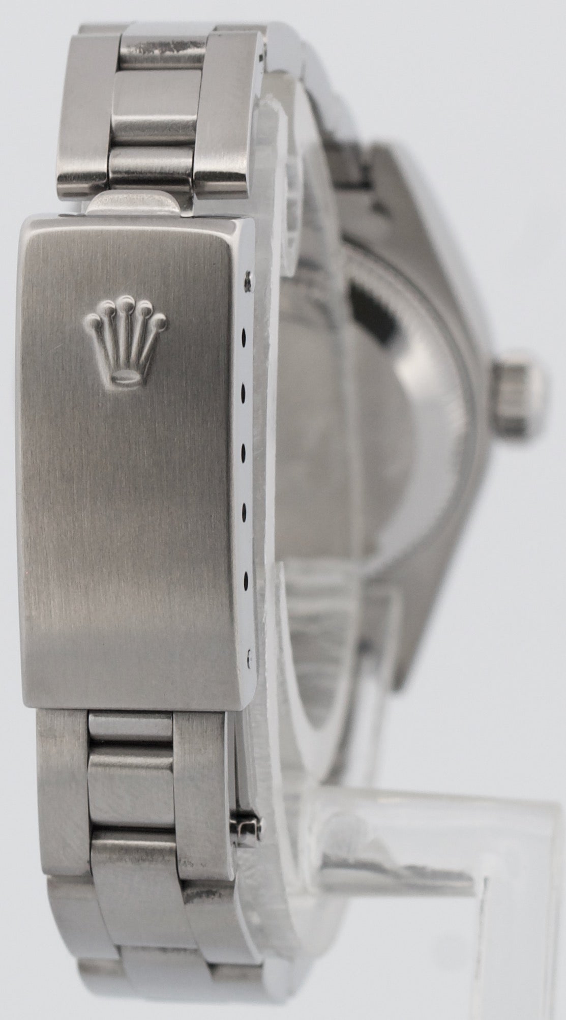 PAPERS Ladies Rolex DateJust BLUE ROMAN 26mm Engine-Turned Steel 79240 Watch BOX