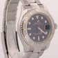 2016 PAPERS Rolex Yacht-Master BLUE Platinum Stainless Steel 40mm 116622 BOX