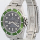 UNPOLISHED PAPERS Rolex Submariner Date 40mm KERMIT Green REHAUT 16610 LV BOX