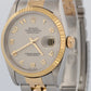Rolex DateJust 36mm IVORY JUBILEE ARABIC 18K Yellow Gold Stainless Steel 16233