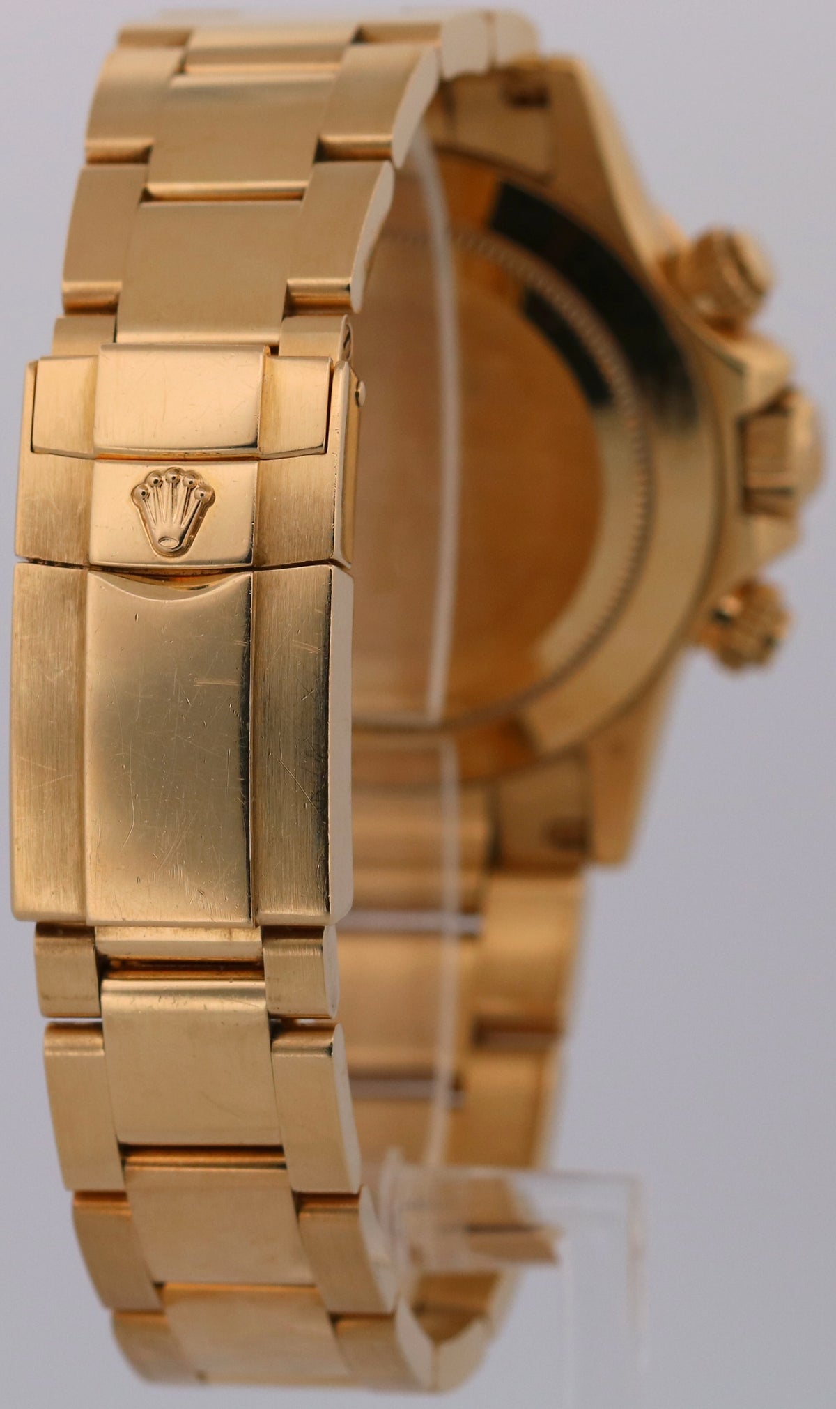 Rolex Daytona Cosmograph 116528 Champagne Newman 18K Yellow Gold 40mm Watch Box