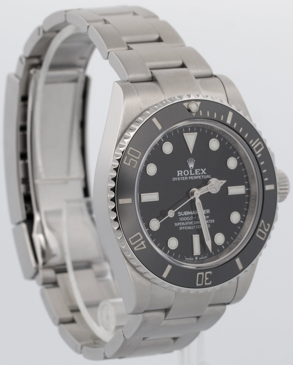 2022 Rolex Submariner No-Date 124060 LN Black Steel 41mm Watch Box Papers