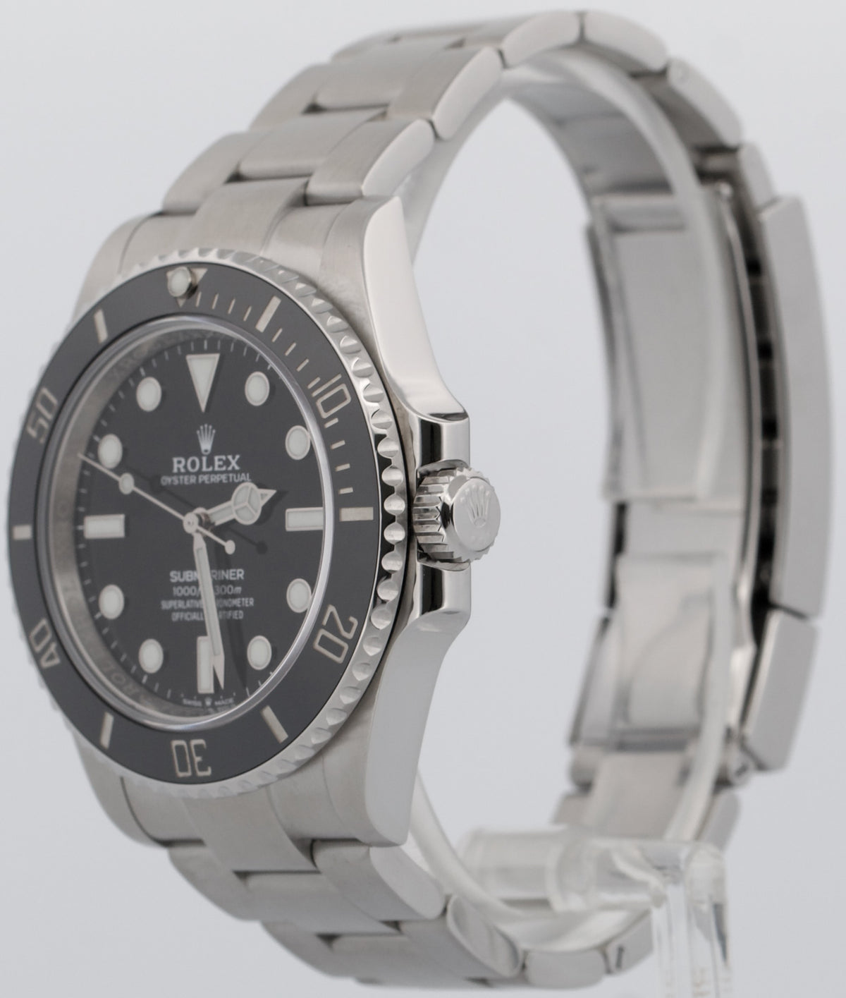 2022 Rolex Submariner No-Date 124060 LN Black Steel 41mm Watch Box Papers