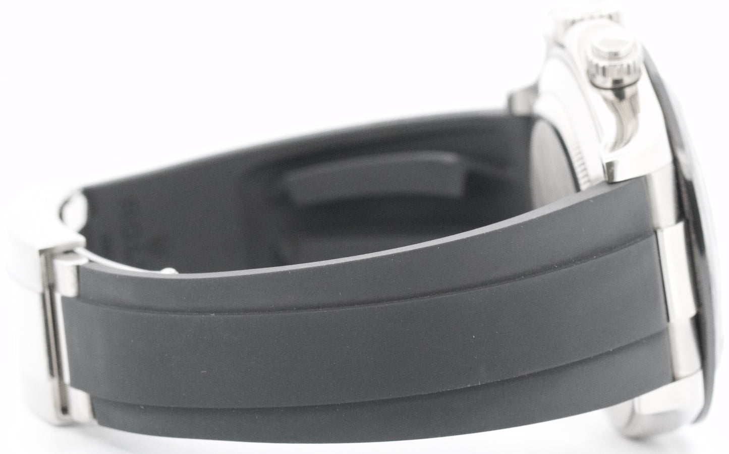 Rolex Daytona SILVER GHOST 18K White Gold OYSTERFLEX Rubber 40mm 116519 LN BOX