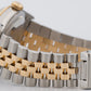 Rolex DateJust 36mm BLUE 18K Yellow Gold Stainless Steel JUBILEE Watch 16233
