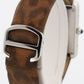 Cartier Tank Solo Large 3169 / W5200016 Leopard 34mm x 27mm Steel Leather Watch