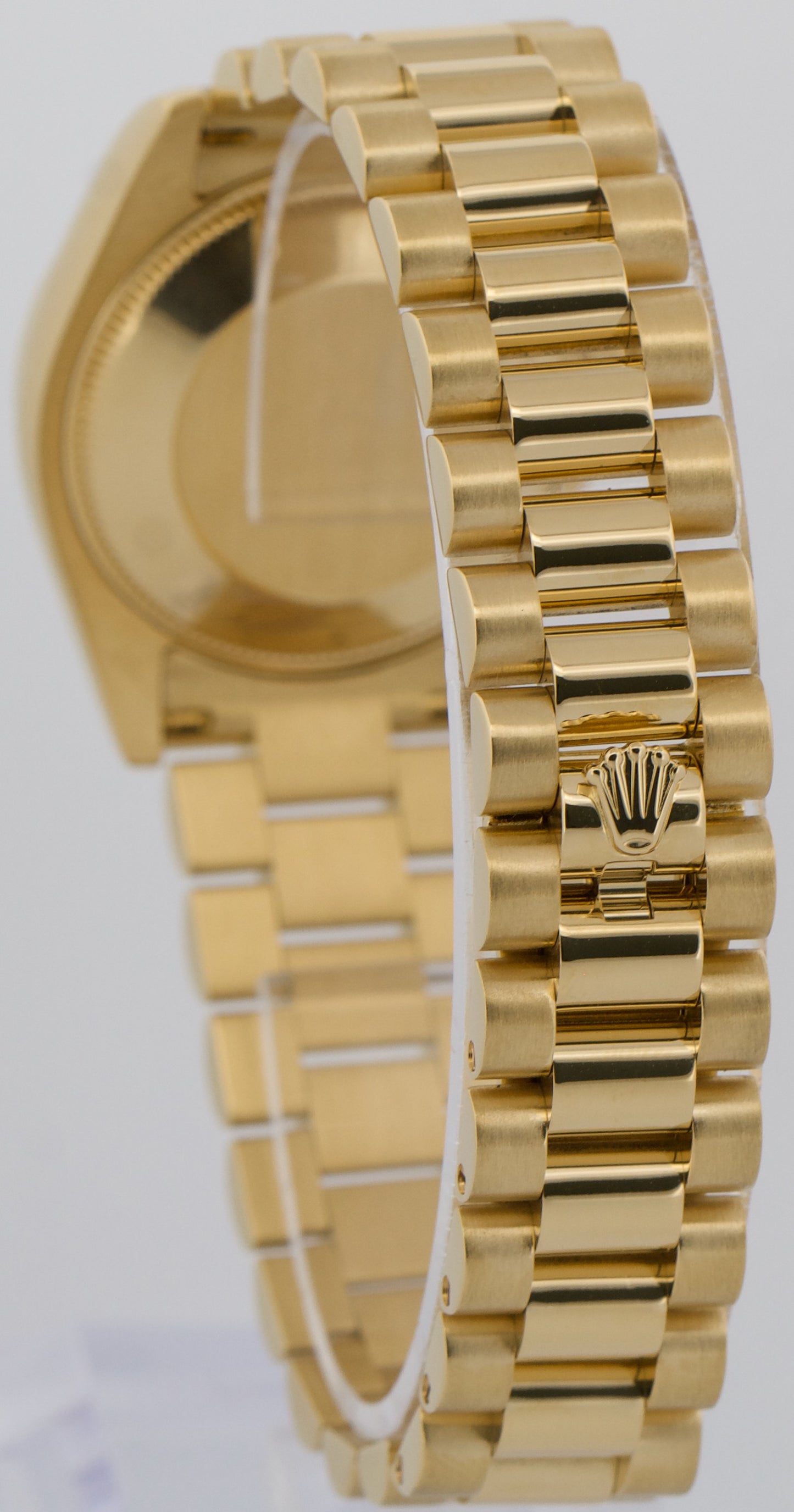 PAPERS Ladies Rolex DateJust President FACTORY MOP DIAMOND 18K 31mm 178278 BOX