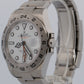 New 2024 Rolex Explorer II 226570 Polar White Stainless Steel 42mm Box Papers