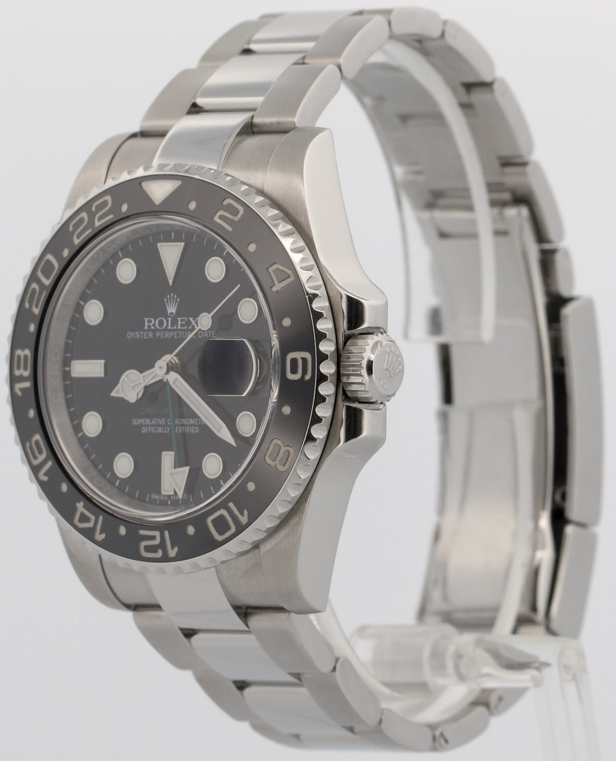 2014 Rolex GMT-Master II 116710 LN Black Stainless Steel Ceramic 40mm Box Papers