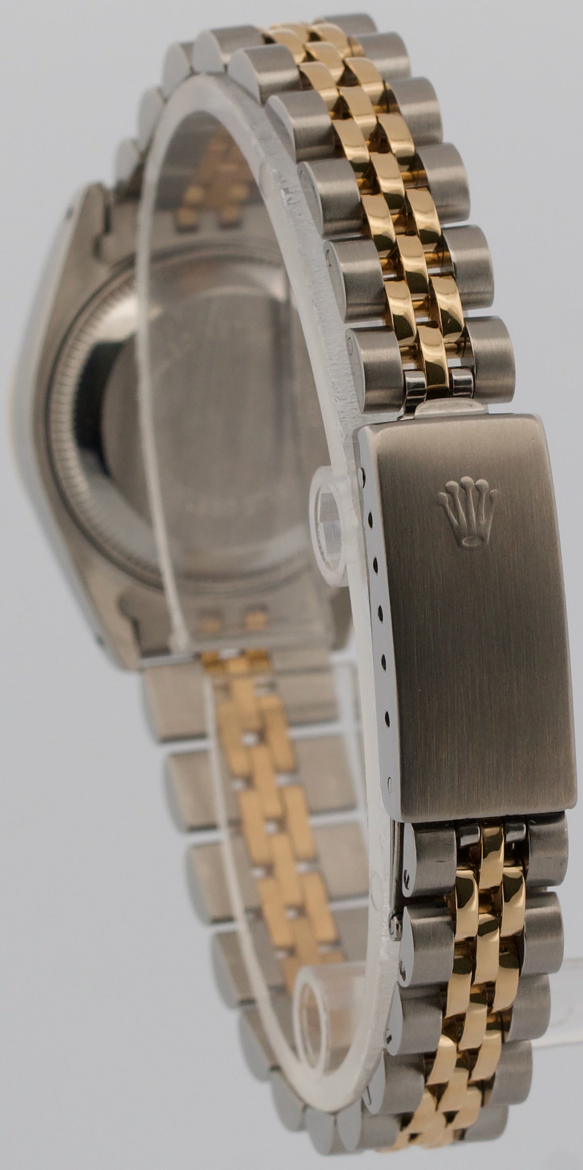 1988 Ladies Rolex DateJust 69173 Champagne 18K Gold Steel Jubilee 26mm Watch