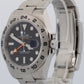 New 2022 Rolex Explorer II 226570 Black Stainless Steel 42mm Watch Box Papers