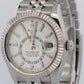 2024 PAPERS Rolex Sky-Dweller WHITE 42mm Stainless Steel JUBILEE 336934 BOX