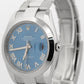 Rolex DateJust 41mm AZZURRO BLUE ROMAN Stainless Steel OYSTER Smooth 126300 BOX