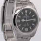 2018 Rolex Explorer 214270 Black Stainless Steel MK2 39mm Oyster Box Papers