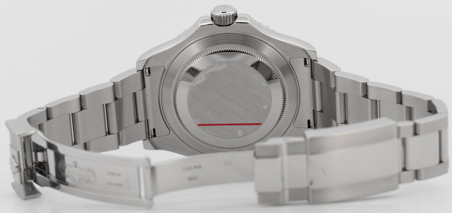 2021 PAPERS Rolex Yacht-Master 40mm Blue Platinum Steel Watch 126622 Watch BOX