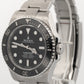 2021 PAPERS Rolex Submariner 41mm No-Date BLACK Ceramic Stainless 124060 LN BOX
