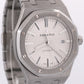 Unpolished Audemars Piguet Royal Oak 15400ST White 41mm Steel Watch Box Papers