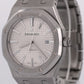Unpolished Audemars Piguet Royal Oak 15400ST White 41mm Steel Watch Box Papers