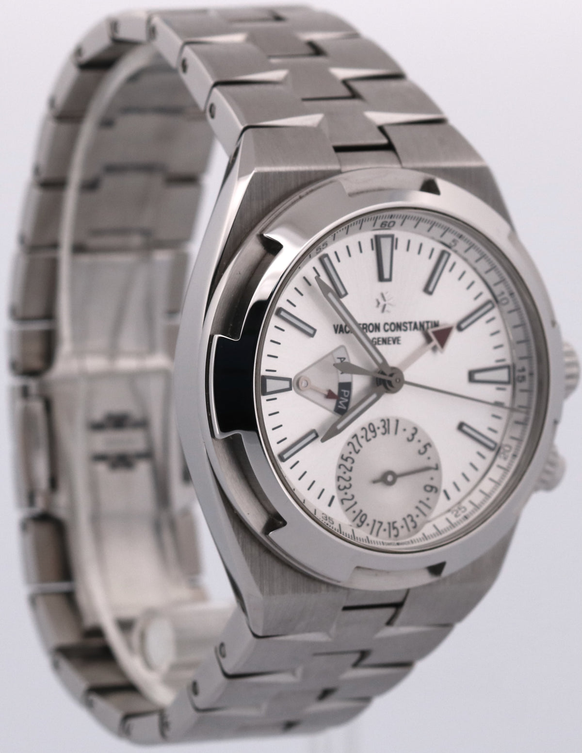 2020 Vacheron Constantin Overseas Dual Time 7900V Silver 41mm Watch Box Papers