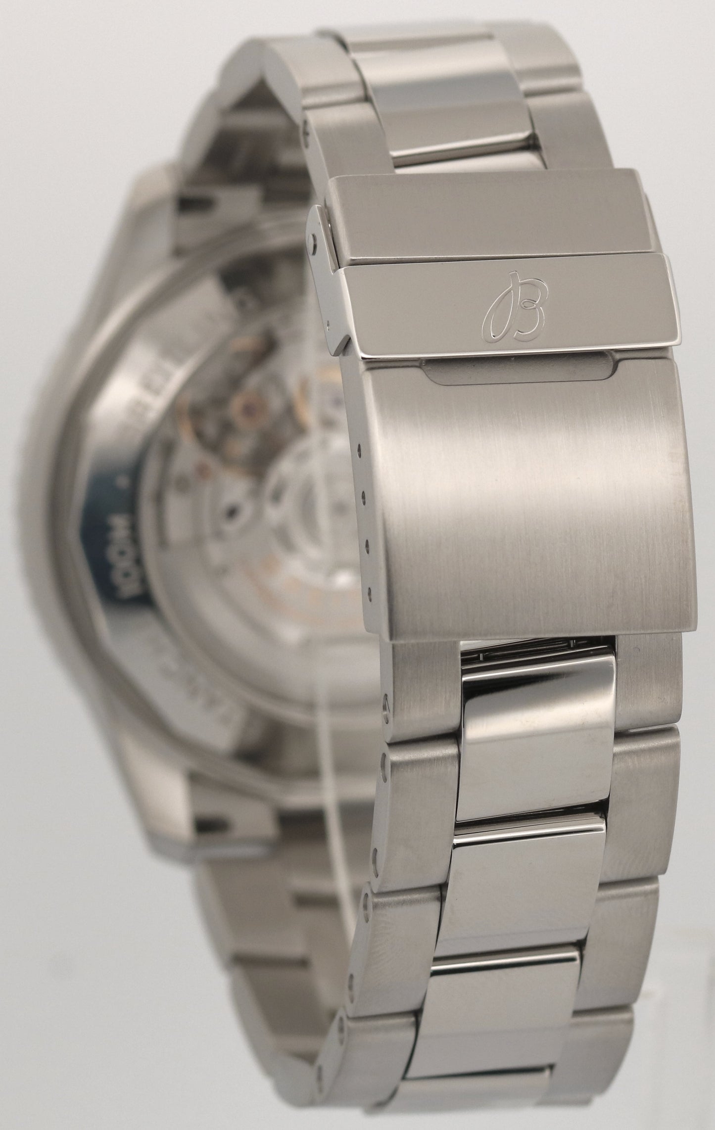 PAPERS Breitling Aviator B01 Chronograph BLUE Stainless Steel 43mm AB0119 BOX