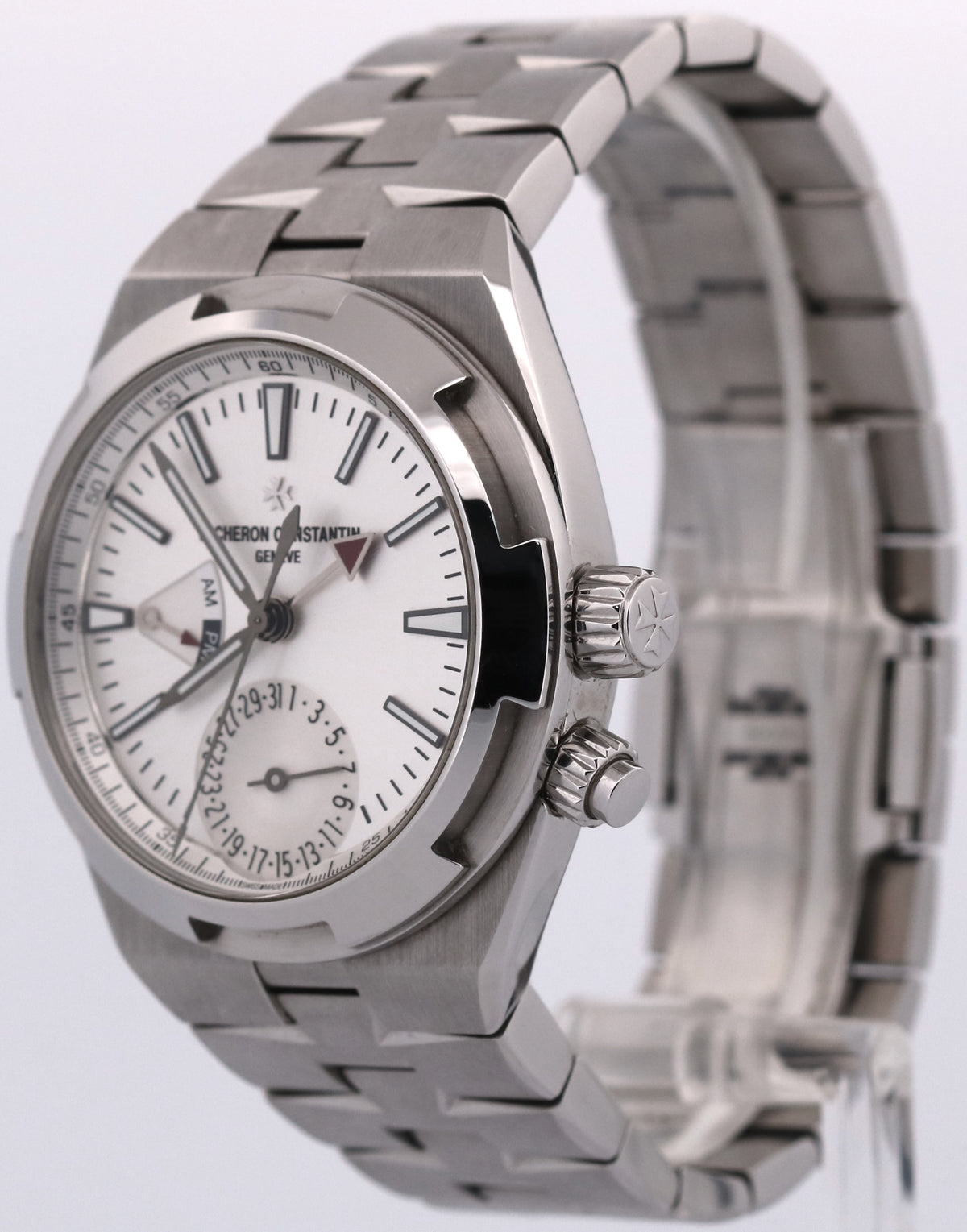 2020 Vacheron Constantin Overseas Dual Time 7900V Silver 41mm Watch Box Papers