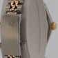 1986 Ladies Rolex DateJust 69173 26mm Black Diamond 18K Gold Steel Jubilee Watch