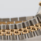 1986 Ladies Rolex DateJust 69173 26mm Black Diamond 18K Gold Steel Jubilee Watch