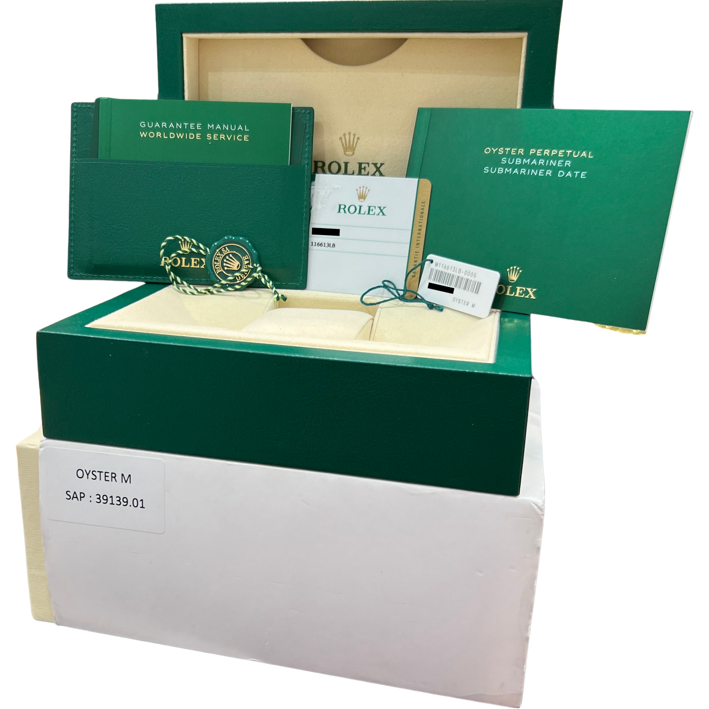 MINT 2018 PAPERS Rolex Submariner Ceramic 40mm Two-Tone Sunburst Blue 116613 BOX