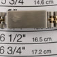 1986 Ladies Rolex DateJust 69173 26mm Black Diamond 18K Gold Steel Jubilee Watch