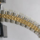 1986 Ladies Rolex DateJust 69173 26mm Black Diamond 18K Gold Steel Jubilee Watch