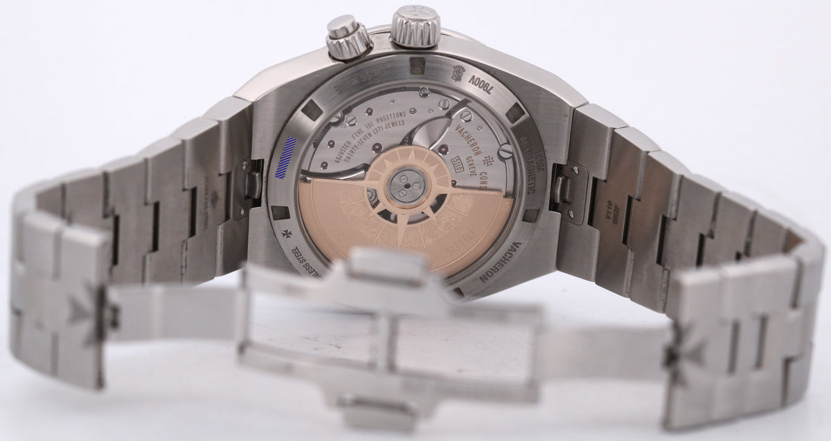 2020 Vacheron Constantin Overseas Dual Time 7900V Silver 41mm Watch Box Papers
